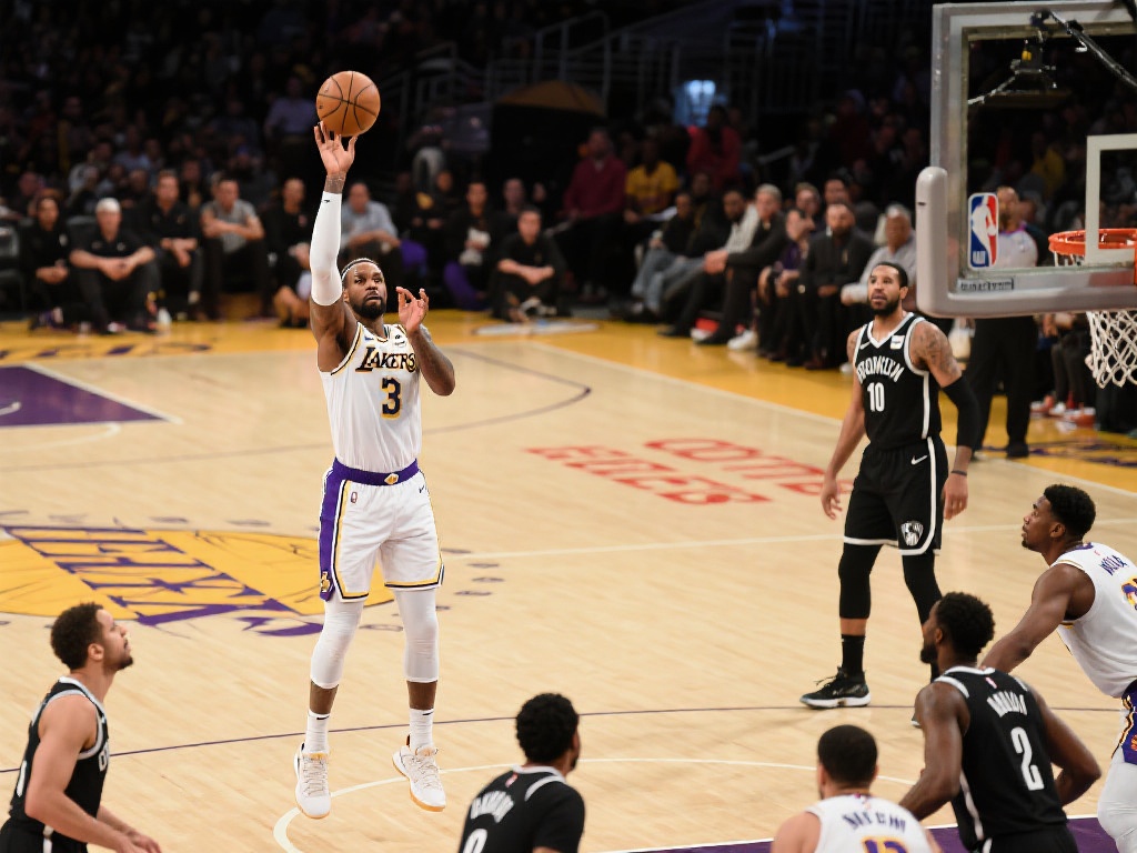 兰德尔抛投失手 戈贝尔双手补扣逆天